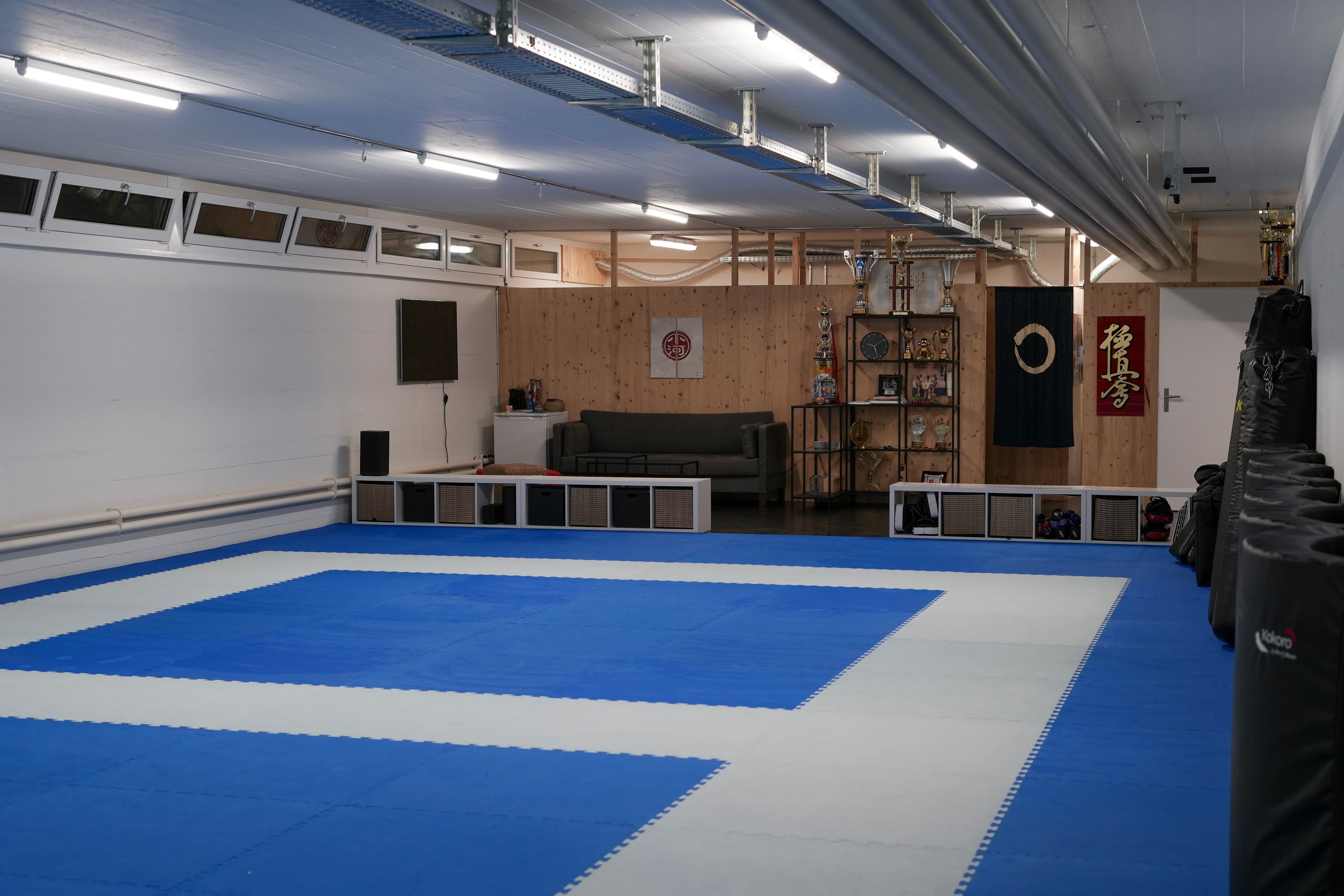 Trainingsraum im Okawa Dojo Baden