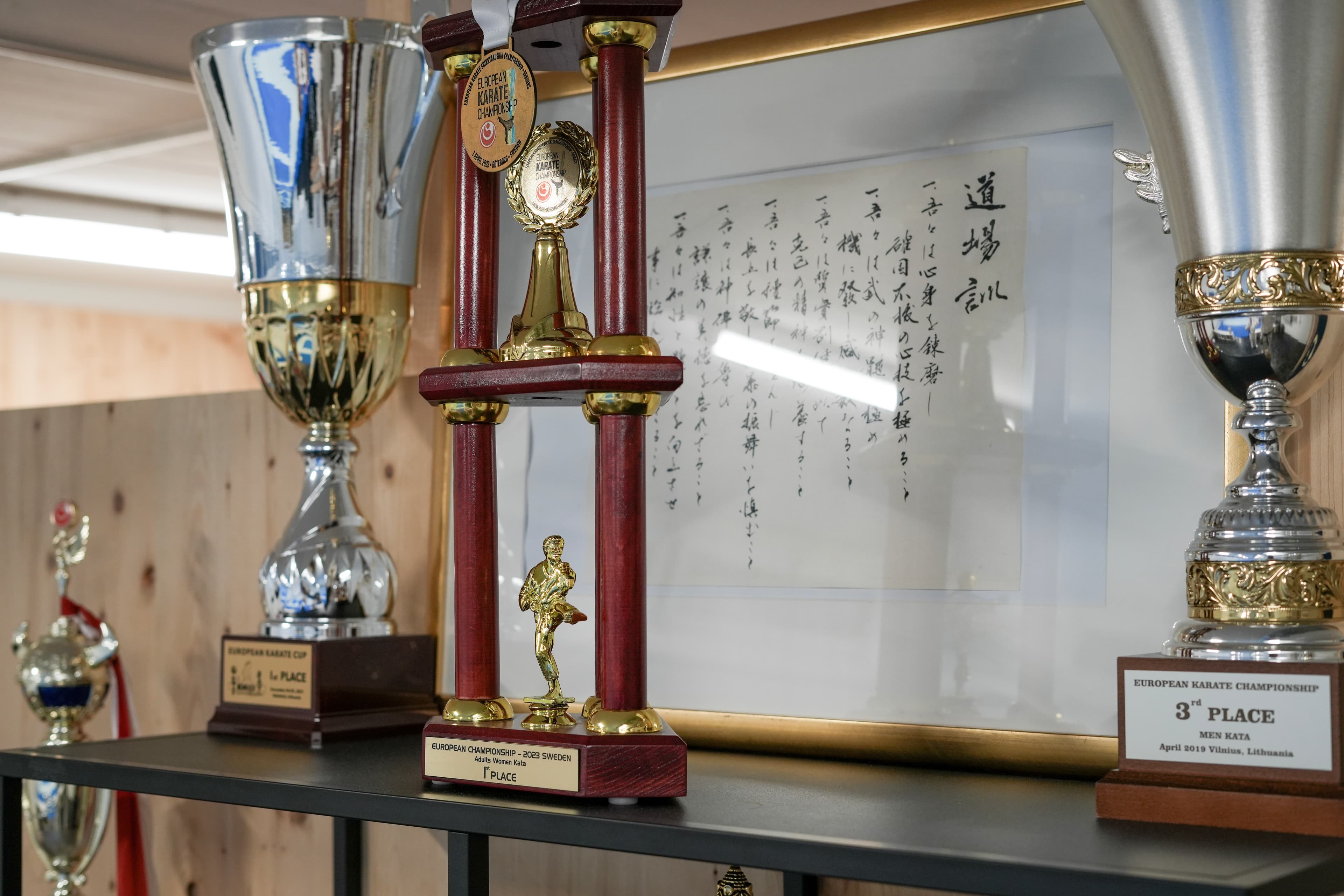 Trainingsfläche im Okawa Dojo Baden